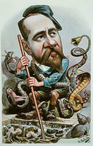 Dr Albert Calmette (1863-1933) z „Chanteclair” autorstwa Moloch