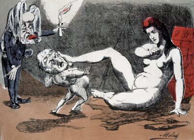 Thiers e Mariannepolish autorstwa Moloch (1849 1909)