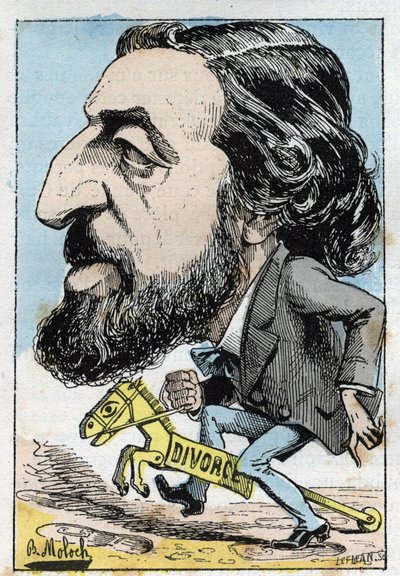 Portret Alfreda Naqueta (1834-1916), francuskiego polityka autorstwa Moloch