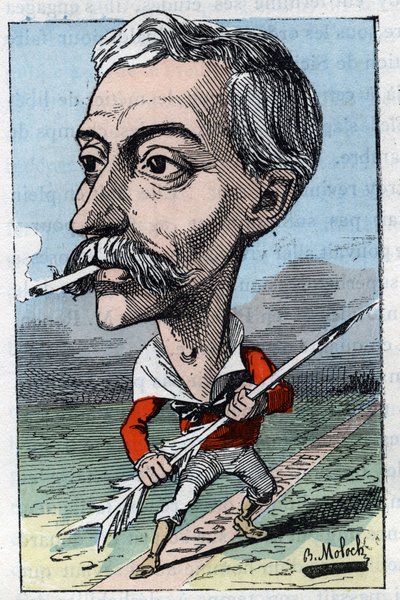 Portret Edouarda Lockroya (1838-1913), francuskiego polityka. autorstwa Moloch