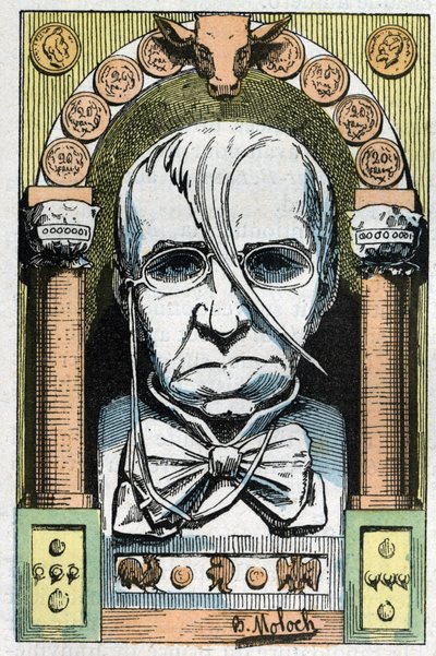 Portret Emile de Girardin, francuskiego dziennikarza, publicysty i polityka 1806-1881 autorstwa Moloch