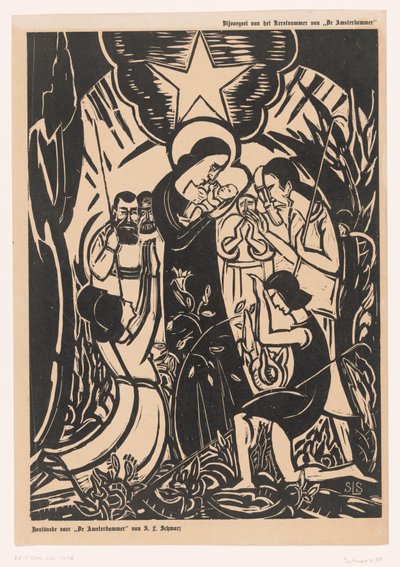 Adoracja pasterzy autorstwa Mommie Schwarz (signed by artist)