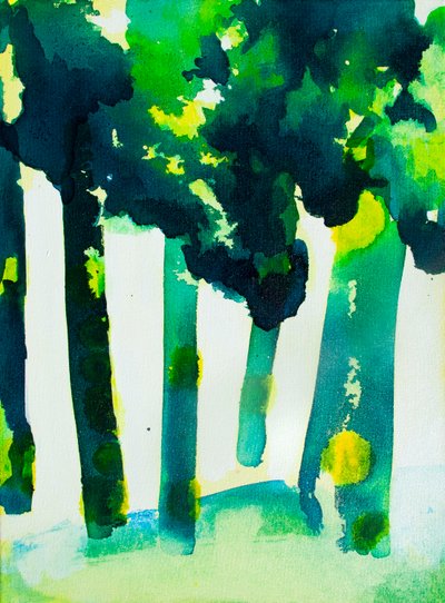 Jamison, 2020 (tusz, akwarela i akryl gesso) autorstwa Monica Perez Vega