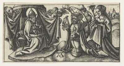 Chrystus przed tronem Bożym autorstwa Monogrammist AC