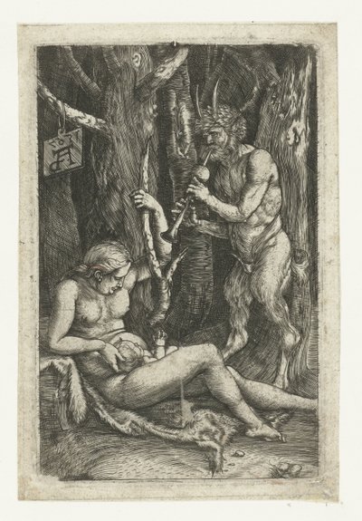 Rodzina satyrów autorstwa Monogrammist AD