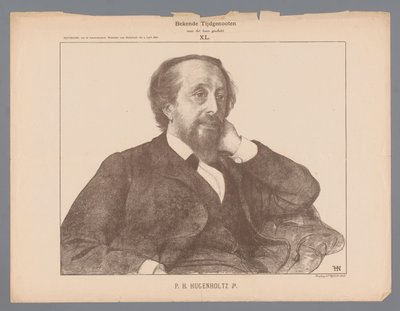 „P.H. Hugenholtza juniora autorstwa Monogrammist HN