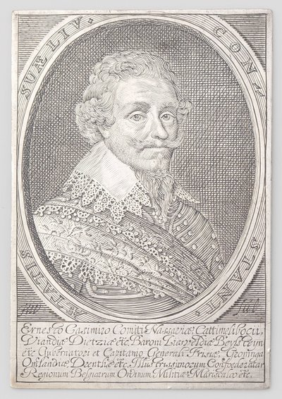 Portret Ernsta van Nassau autorstwa Monogrammist HW