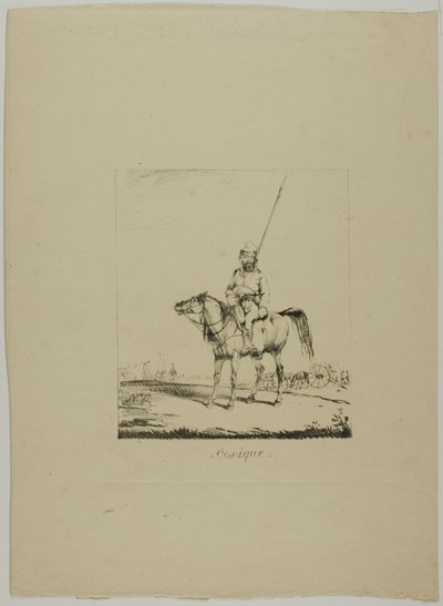 Kozak autorstwa Monogrammist N.D.
