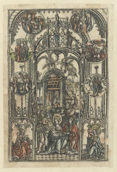 Adoracja Królów autorstwa Monogrammist S
