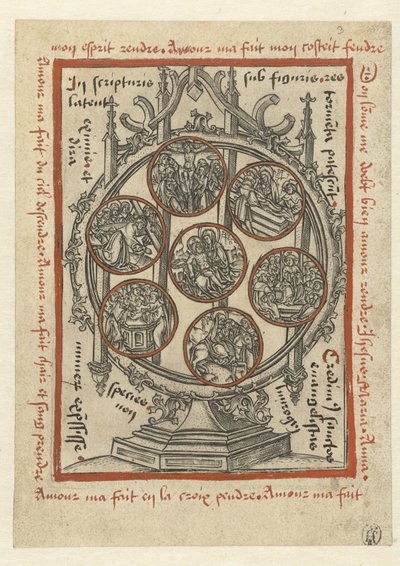 Siedem boleści Maryi autorstwa Monogrammist S