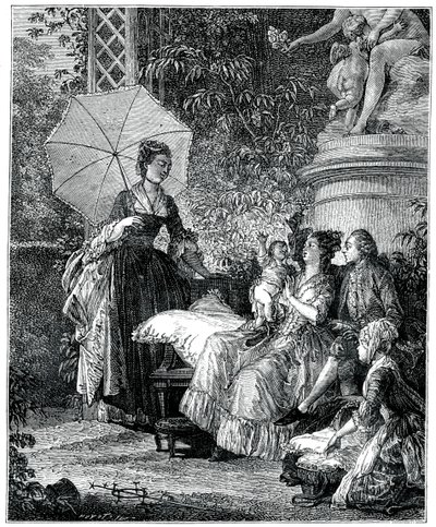 Rozkosz macierzyństwa, 1885. autorstwa Moreau