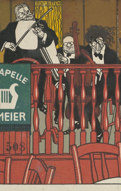 Salonowa Orkiestra Meier, 1911. autorstwa Moritz Jung
