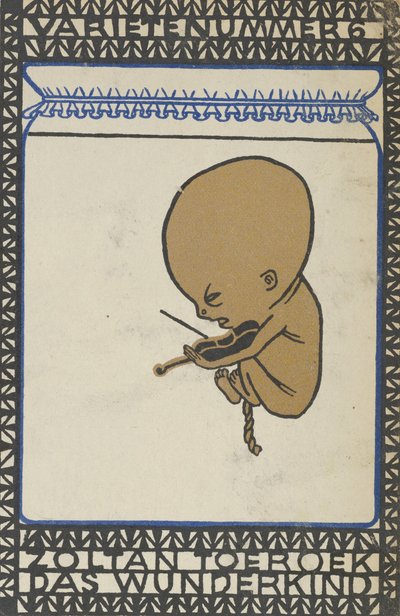 Vaudeville Act 6: Zoltan Toeroek, Cudowne Dziecko Odmiana nr 6: Zoltan Toeroek, Das Wünd..., 1907. autorstwa Moritz Jung