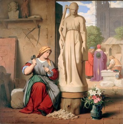 Sabina von Steinbach, 1844. autorstwa Moritz Ludwig von Schwind