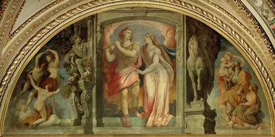 Lunette w foyer Opery Wiedeńskiej autorstwa Moritz Ludwig von Schwind