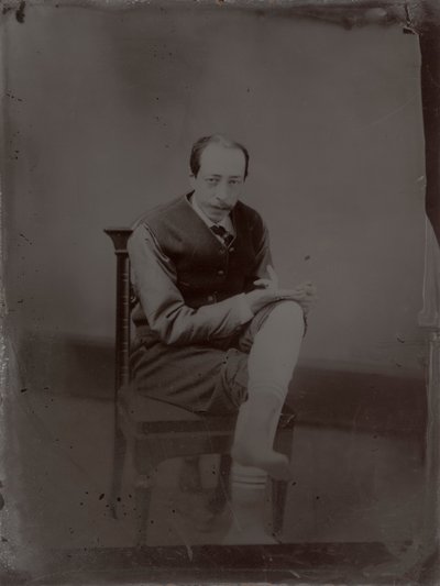 Portret Johna La Farge autorstwa Moritz Statfeld