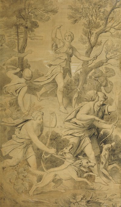 Diana z towarzyszami autorstwa Moritz Ludwig von Schwind