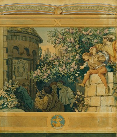Piękna Meluzyna: VI. Złe języki autorstwa Moritz Ludwig von Schwind