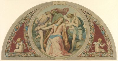 Trzech chłopców ratuje rozpaczającą Paminę przed samobójstwem, 1864. autorstwa Moritz Ludwig von Schwind