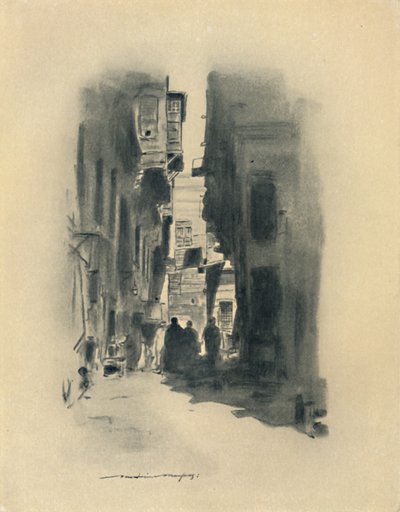 Ulica Kairska, 1903 autorstwa Mortimer L Menpes
