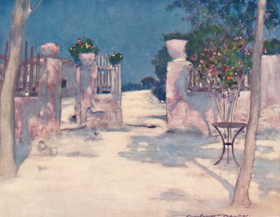 „Ogród, Ateny”, 1903 autorstwa Mortimer L Menpes