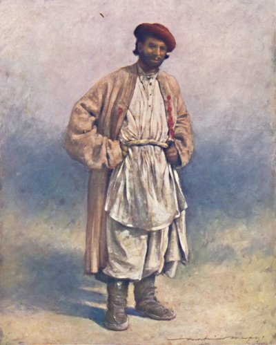 „Hinduski pasterz z Kaszmiru”, 1903 r. autorstwa Mortimer L Menpes