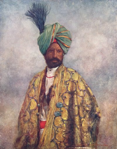 „Żołnierz kaszmirski”, 1903 autorstwa Mortimer L Menpes