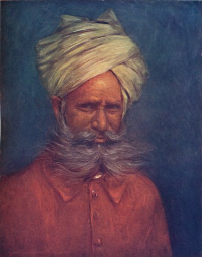 Retainer z środkowych Indii, 1903 autorstwa Mortimer L Menpes