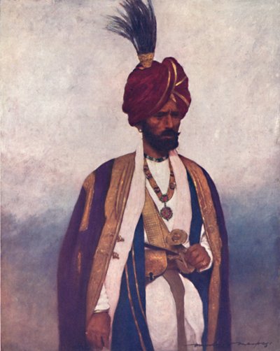 „Żołnierz Jego Wysokości Dogra Sowar”, 1903 autorstwa Mortimer L Menpes