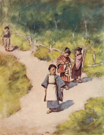 „Słoneczny spacer”, c1887, 1901 autorstwa Mortimer L Menpes