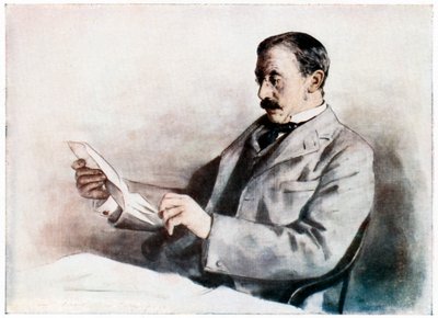 Alfred Milner, 1. wicehrabia Milner, brytyjski mąż stanu, początek XX wieku autorstwa Mortimer L Menpes