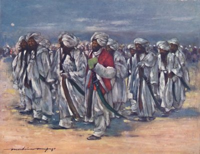 „Wódz Baluchów w Durbar Day”, 1903 r. autorstwa Mortimer L Menpes
