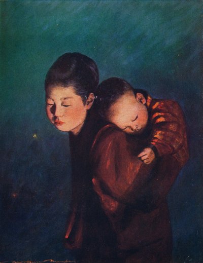 „Z ciężarem”, c1887, 1901 autorstwa Mortimer L Menpes