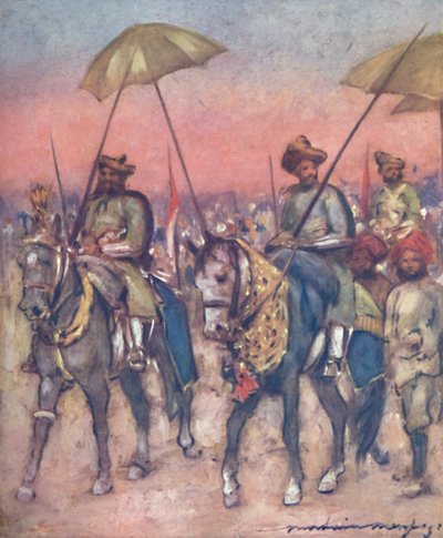 „Przywódcy stanu Szan”, 1903 autorstwa Mortimer L Menpes