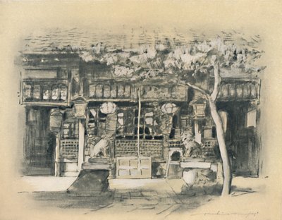 „Wejście do świątyni”, 1903 autorstwa Mortimer L Menpes