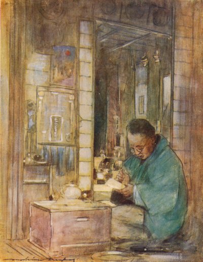 „Wymyślanie kont”, c1887, 1901 autorstwa Mortimer L Menpes