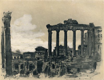 „Pozostałości starożytnego Rzymu”, 1903 autorstwa Mortimer L Menpes