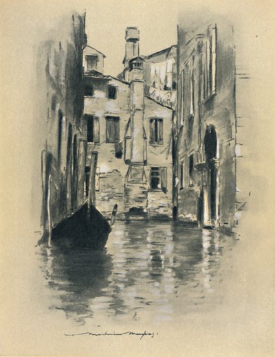 „Ulica w Wenecji”, 1903 autorstwa Mortimer L Menpes