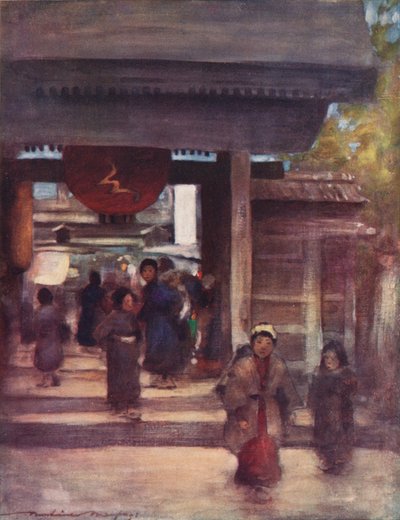 „Droga do świątyni”, c1887, 1901 autorstwa Mortimer L Menpes