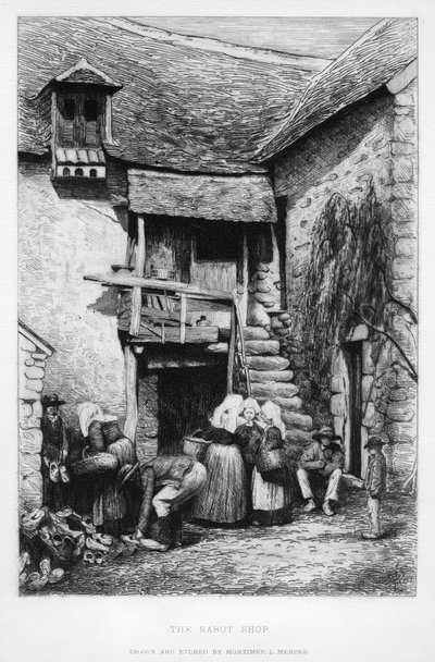 „Sklep Sabot”, XIX w. autorstwa Mortimer L Menpes
