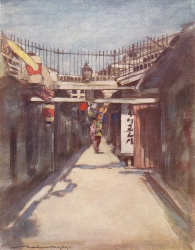 „Ulica z Galerią”, ok. 1887, 1901 autorstwa Mortimer L Menpes