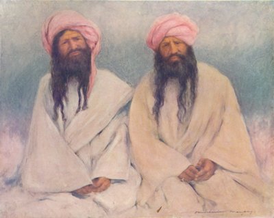 „Dwóch wodzów Baluchów”, 1903 autorstwa Mortimer L Menpes
