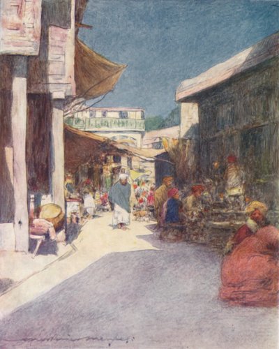 Wąska ulica, 1905 autorstwa Mortimer Ludington Menpes
