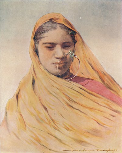 Miejscowa panna młoda, 1905 autorstwa Mortimer Ludington Menpes