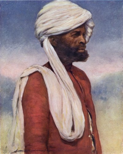 Retainer z Dharu (kolor lito) autorstwa Mortimer Ludington Menpes