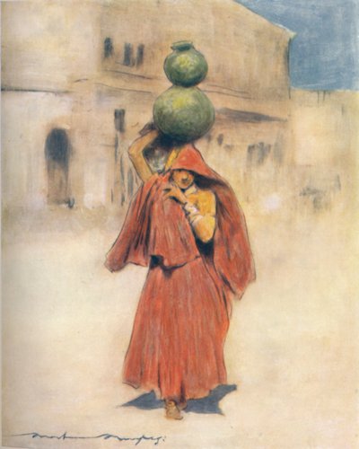 Woźnica, 1905 autorstwa Mortimer Ludington Menpes