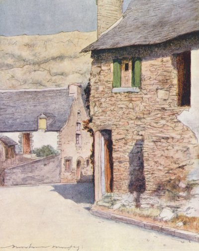 W Rochefort-en-Terre (druk kolorowy) autorstwa Mortimer Ludington Menpes
