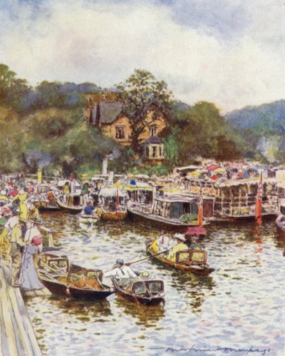 Poniżej Boulters Lock autorstwa Mortimer Ludington Menpes