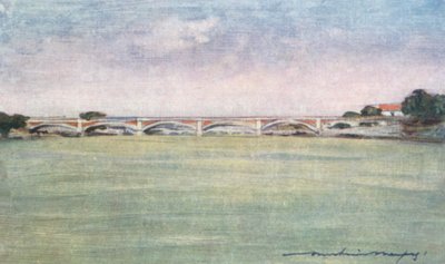 Wczesny poranek nad Sekwaną autorstwa Mortimer Ludington Menpes