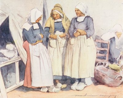 Plotki (druk kolorowy) autorstwa Mortimer Ludington Menpes